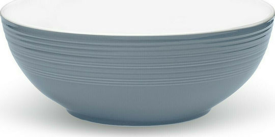Cryspo Trio Jasper Σαλατιέρα από Πορσελάνη Blue 25x25cm