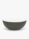 Cryspo Trio Jasper Porcelain Salad Bowl Grey 25x25cm