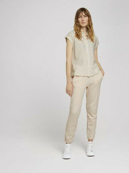 Tom Tailor Sweatpants Jogger Smooth Light Sand