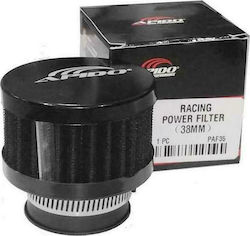 Apido Motorcycle Filter Round F38 Black