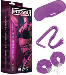 IntoYou BDSM Line Beginners Bondage Set 3 Pieces BDSM Kit σε Μωβ Χρώμα 3τμχ IntoYou BDSM Line Beginners Bondage Set 3 Pieces BDSM Kit σε Μωβ Χρώμα 3τμχ