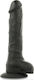 Cock Miller Ρεαλιστικό Dildo με Όρχεις και Βεντούζα Black 19.5cm
