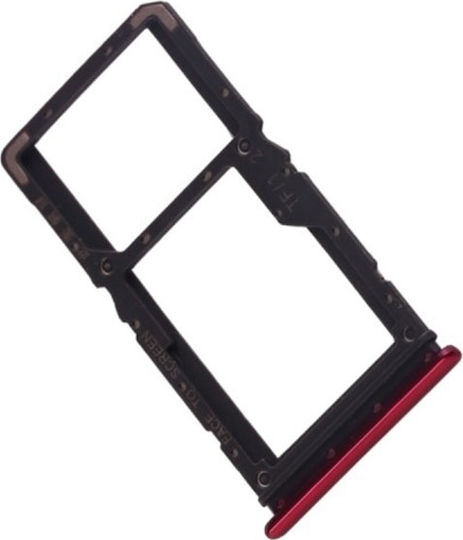 Υποδοχή κάρτας SIM και SD Tray Κόκκινο για Redmi Note 7
