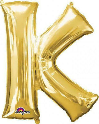 Μπαλόνι Φοιλ Γράμμα K Χρυσό 66x83cm
