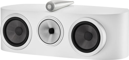 Bowers & Wilkins HTM81 D4 Hi-Fi Speaker Central 500W 3 No of Drivers W84.7xD37.1xH33.4cm. White Glossy