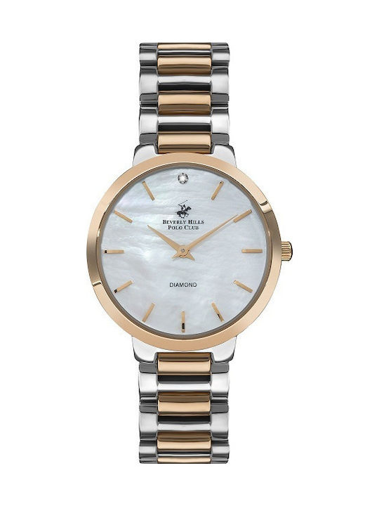 Beverly Hills Polo Club Watch with Metal Bracelet