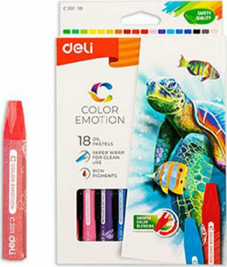 Deli Λαδοπαστέλ Color Emotion 18 Χρωμάτων