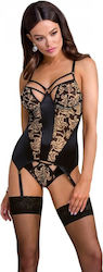 Casmir Lingerie Victoria Corset Sexy Lingerie Set Black / Gold