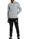 Tracksuit with Elastic Gray - Black