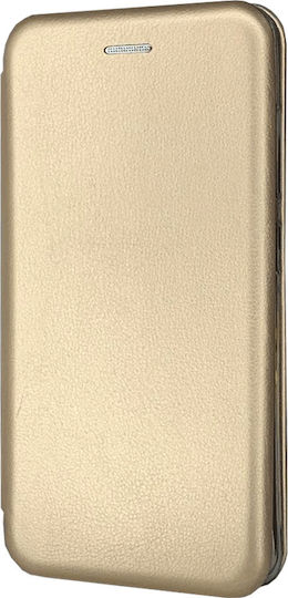 Smart Magnet Elegance Книга Изкуствена кожа Златист (Huawei Y5p)