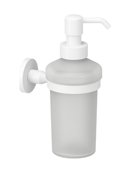 Verdi Wall Mounted Plastic Dispenser White Matt