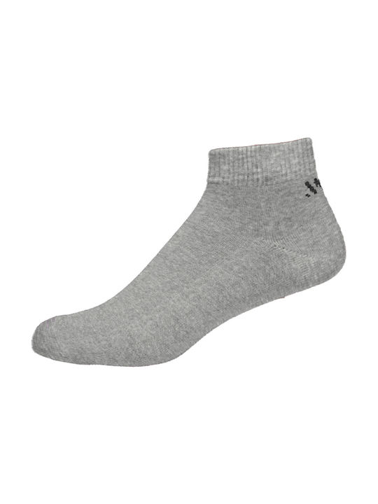 Walk Men's Solid Color Socks Gray