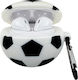 Lykl Football Case Silicone with Hook in Multicolour color for Apple AirPods 1 / AirPods 2