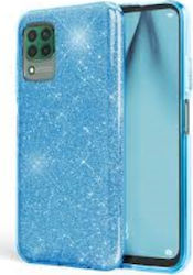 Glitter Back Cover Blue (Galaxy A12)