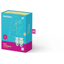 Satisfyer Feel Confident Menstrual Cup Σετ από Κύπελλα Περιόδου