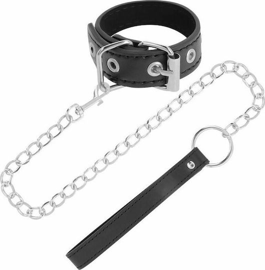 Darkness Penis Belt With Leash Black