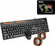 Meetion C105 3in1 Tastatur & Maus Set Englisch US