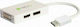 Techly DisplayPort 1.4 Docking Station με HDMI 4K Λευκό (IADAP DP-COMBOF3)