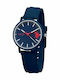 U.S. Polo Assn. Damenuhr 36mm Batterie mit Gummi Armband