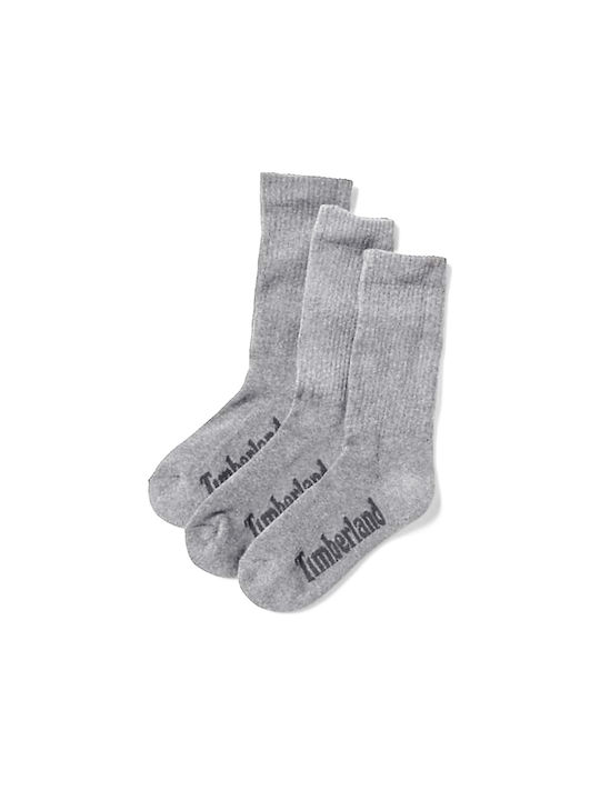 Timberland Pairs Performance Men's Solid Color Socks Gray 3Pack
