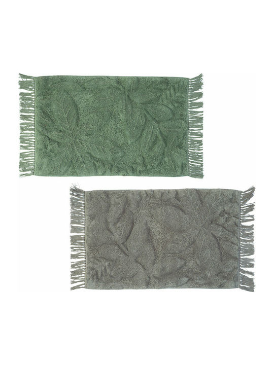 Nef-Nef Homeware Πατάκι Μπάνιου Βαμβακερό Matis 029255 Green 60x90εκ.