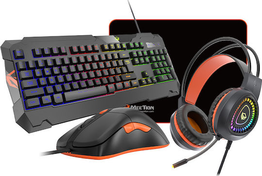 Meetion C505 4in1 Gaming Keyboard with RGB lighting (English US)