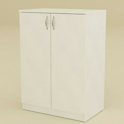 Mega Bazaar KW-17 Badezimmerschrank B60xT37xH84cm Melamin Weiß Mega Bazaar KW-17 Badezimmerschrank B60xT37xH84cm Melamin Weiß