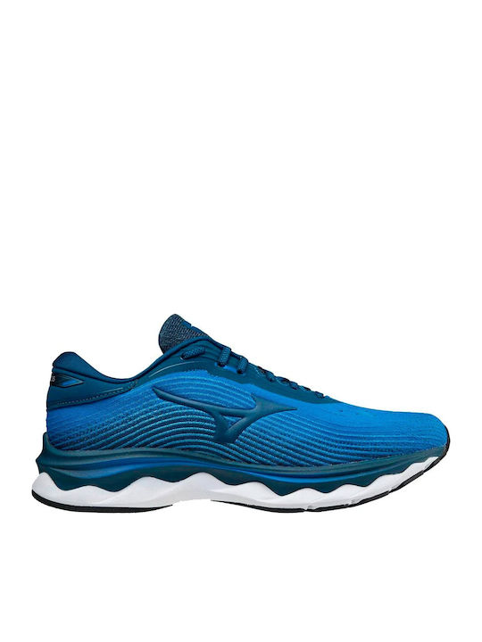 Mizuno Wave Sky 5 Ανδρικά Αθλητικά Παπούτσια Running Μπλε
