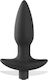 Tardenoche Spear Anal Plug with Vibration Πρωκτική Σφήνα με Δόνηση Black 15cm