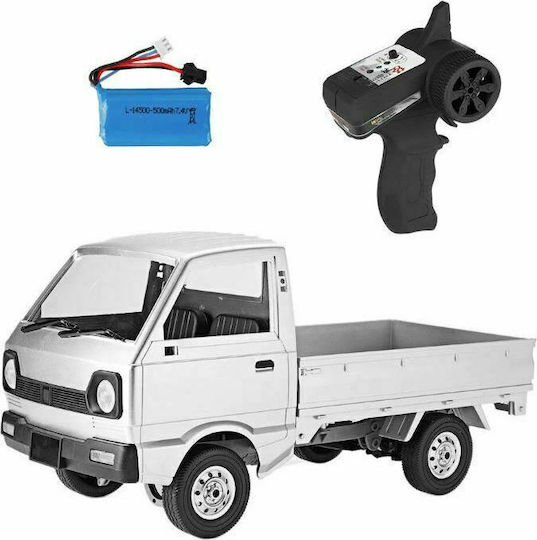 WPL D12 2.4G 2WD Truck Τηλεκατευθυνόμενο Φορτηγό 2WD Ασημί