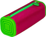 Serve Silicone Pencil Case 'Prismo Square' - Fuchsia