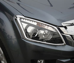 Bărbie faruri față Sprâncenele pentru farurile din față Isuzu D-Max 2012-2015