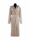 Nef-Nef Homeware Traffic Γυναικείο Μπουρνούζι με Κουκούλα Beige 360gr/m²
