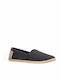 Women's Leather Espadrilles Black