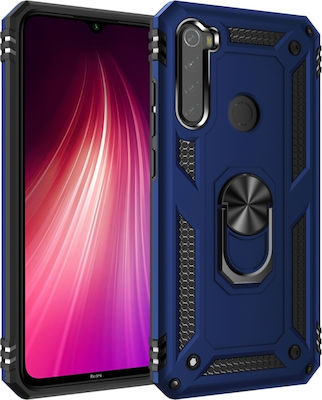 Hybrid Shockproof Armor Back Cover Πλαστικό Ανθεκτική Μπλε (Redmi Note 8)