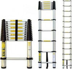 Telescopic Ladder Aluminum 13 of Steps with Maximum Height 5m OEM TL50