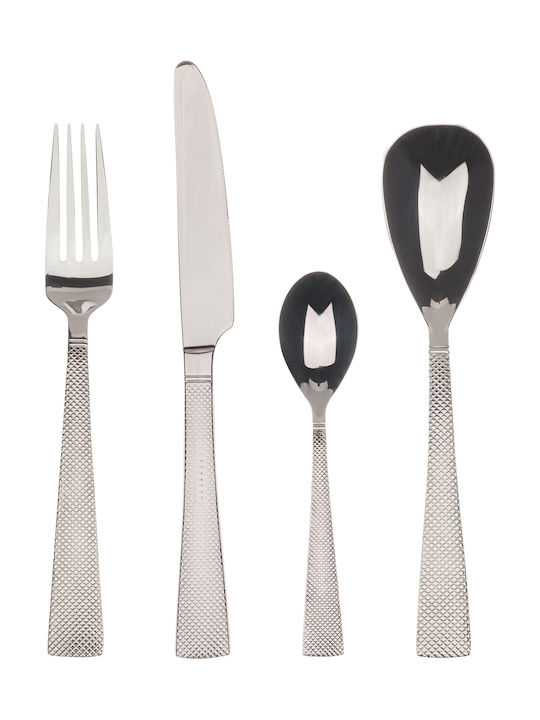 Bergner Royan Cutlery Set Stainless Silver 24pcs