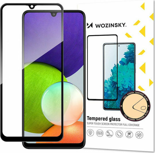 Wozinsky Super Tough Frame Full Glue Full Face Tempered Glass (Galaxy A22 4G)