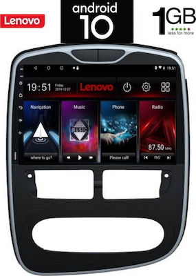 Lenovo Car-Audiosystem für Renault Clio 2012-2015 (Bluetooth/USB/AUX/WiFi/GPS) mit Touchscreen 10.1" IQ-AN X5892_GPS
