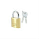 Cisa Steel Padlock Brass with Key 30mm 1pcs