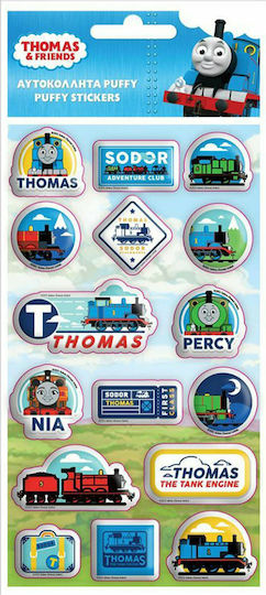 Διακάκης Αυτοκόλλητα Puffy Thomas & Friends