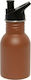 Petit Monkey Sticlă pentru copii din oțel inoxidabil maro 380ml