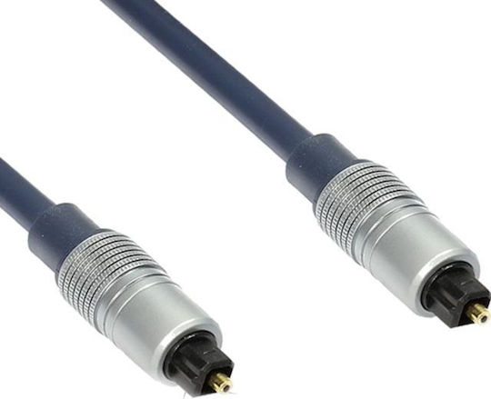Dynavox Optical Audio Cable TOS male - TOS male Μαύρο 2m (206295)