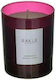 Inart Aromatic Candle in Jar with Pomegranate Perfume 7x8cm