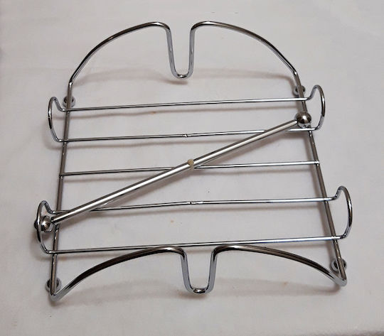 Karvounis Serviettenhalter Silber 18x18cm T-298