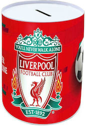 Διακάκης Liverpool Spardose Metallisch Red 10x10x15cm