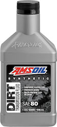 Amsoil Synthetic Dirt Bike Transmission Fluid Sintetică Ulei de transmisie pentru motocicletă 80 1lt