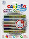 Carioca Στυλό Glitter Πολύχρωμο 5ml Σετ 6τμχ