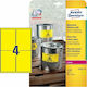 Avery 80 Self-Adhesive Rectangular A4 Labels 139x99.1mm