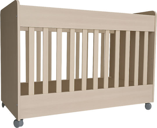 Beboulino Babybett Paris Eiche mit Räder